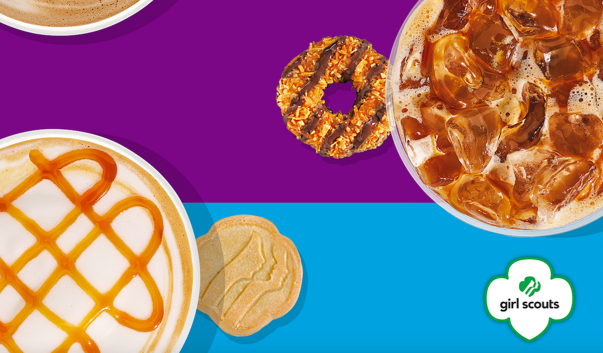 Dunkin Donuts Girl Scout Cookies Coffee