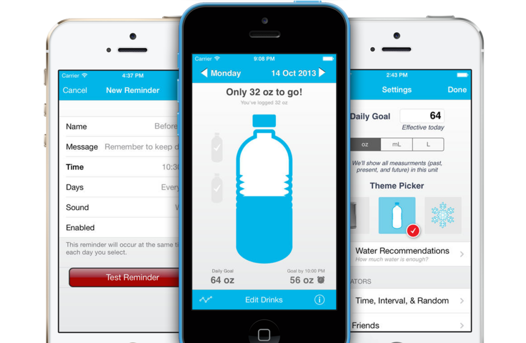 Keep track of your hydration with the Waterlogged app