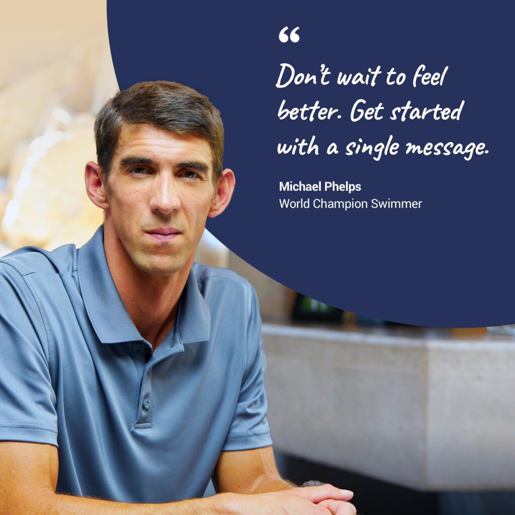 How Olympic Swimmer Michael Phelps Uses Talkspace