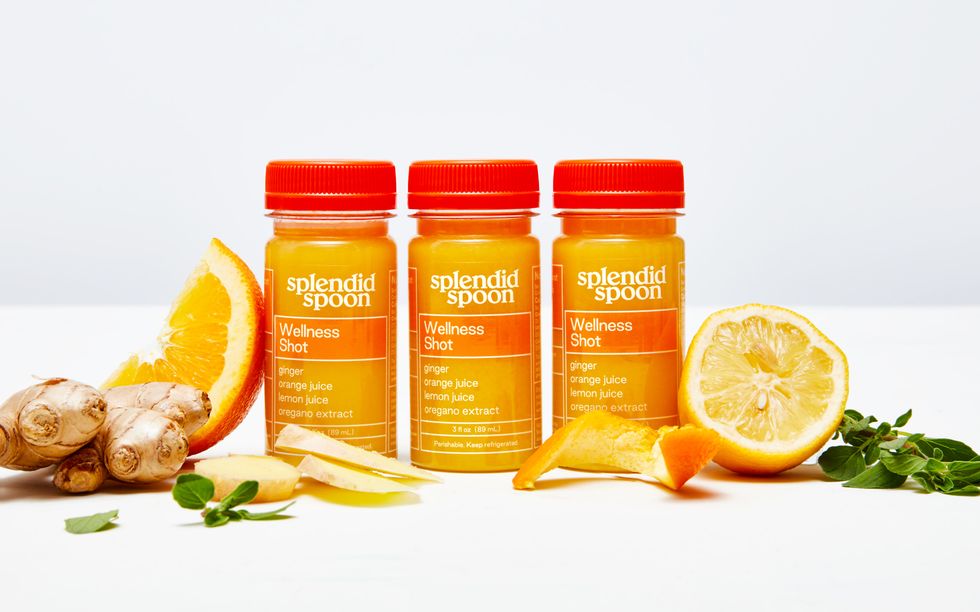 Orange and ginger Splendid spoon wellness shot