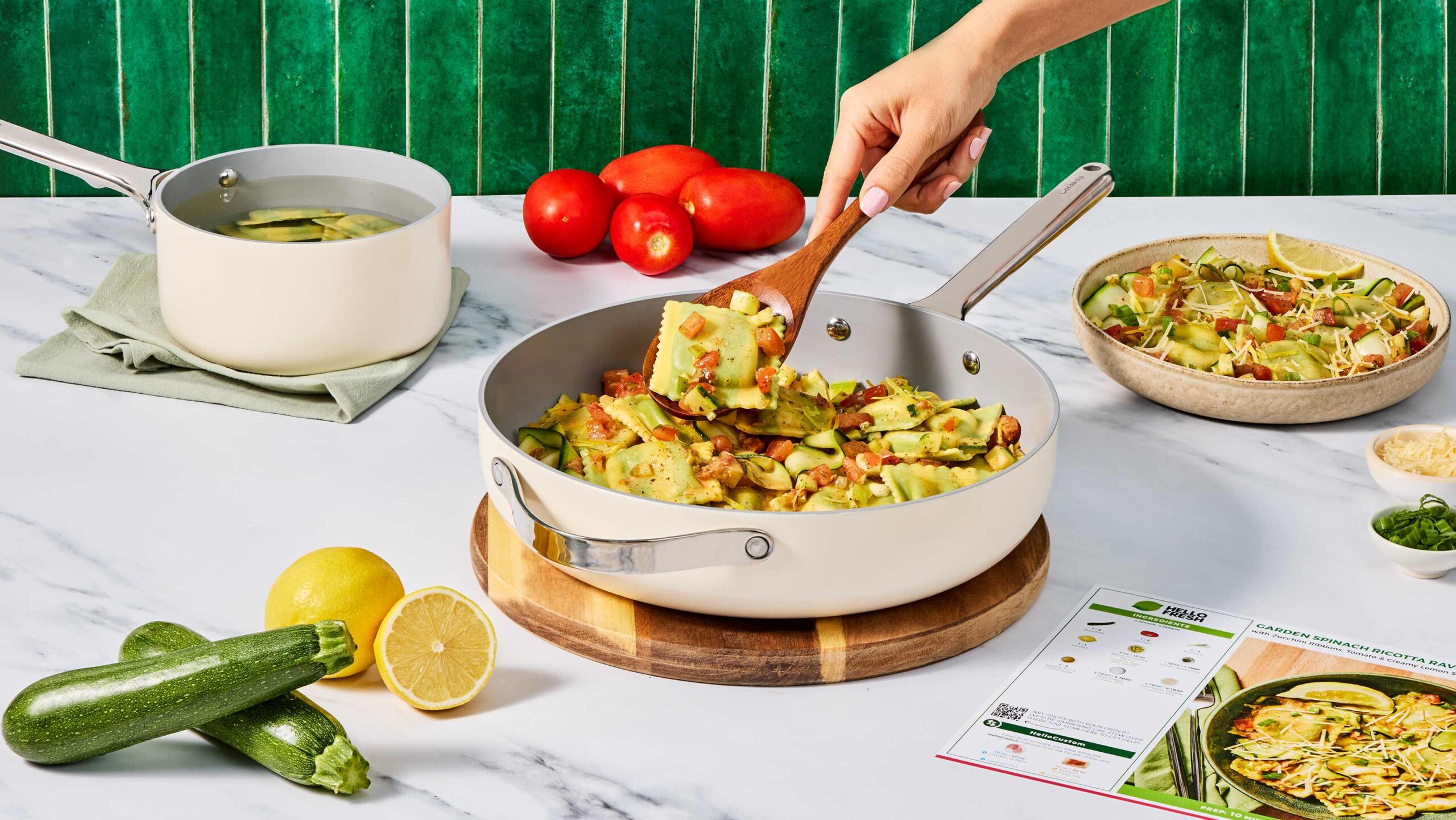 Don’t Miss Out: 10 Free Meals* + A Caraway Pan** From HelloFresh